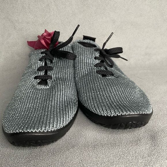 Arcopedico Women's LS Knit Shoe Titanium Sz 41 (US 10) Lace Up Oxfords Comfort - Picture 3 of 10